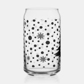 パーソナライズされたクリスマスツリー ガラス缶 (正面)