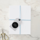 パーソナライズされたクリスマスツリー ギフトタグ (より糸付き)