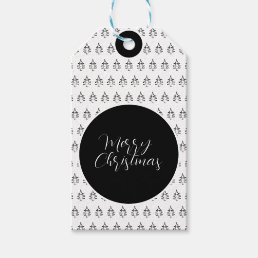 パーソナライズされたクリスマスツリー ギフトタグ (正面)
