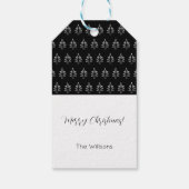 パーソナライズされたクリスマスツリー ギフトタグ (裏面)