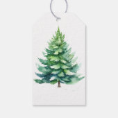 パーソナライズされたクリスマスツリー ギフトタグ (裏面)