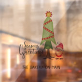 パーソナライズされたクリスマスツリー&格言 ウィンドウサイン (シート2)