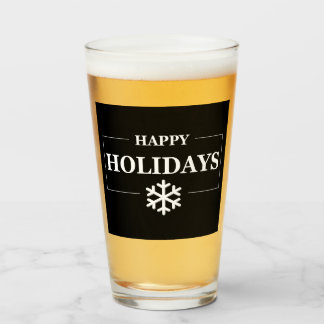 パーソナライズされたクリスマスハッピーカスタムホリデー タンブラーグラス