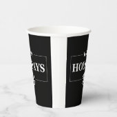 パーソナライズされたクリスマスハッピーカスタムホリデー 紙コップ (右)