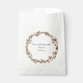 パーソナライズされたクリスマスバッグ フェイバーバッグ (正面)