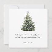 パーソナライズされたクリスマスパジャマ姉妹クリスマスカード 招待状 (裏面)