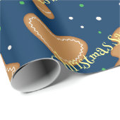 パーソナライズされたクリスマスパターンのラッピング紙 ラッピングペーパー (ロールコーナー)