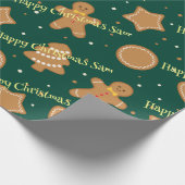 パーソナライズされたクリスマスパターンのラッピング紙 ラッピングペーパー (角)