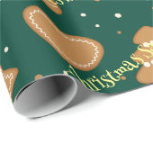 パーソナライズされたクリスマスパターンのラッピング紙 ラッピングペーパー (ロールコーナー)