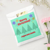 パーソナライズされたクリスマスパーティー – ジュベウェイズバッグ フェイバーバッグ (封をした状態)