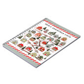 パーソナライズされたクリスマスプランナー手帳 ノートブック (左側)