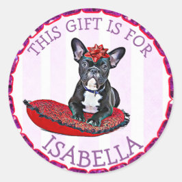 パーソナライズされたクリスマスプレゼントラベルホリデーシール ラウンドシール