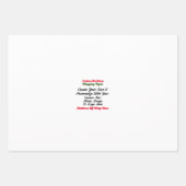 パーソナライズされたクリスマスプレゼント包装紙 ラッピングペーパーシート (正面3)