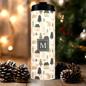 パーソナライズされたクリスマスベアービレッジ タンブラー