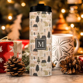 パーソナライズされたクリスマスベアービレッジ タンブラー