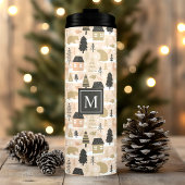 パーソナライズされたクリスマスベアービレッジ タンブラー