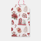 パーソナライズされたクリスマスホリデークッキーベーキング ギフトタグ (裏面)