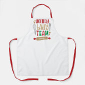 パーソナライズされたクリスマスホリデーベーキングエプロン エプロン (正面)