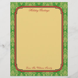 パーソナライズされたクリスマスホリデー固定紙