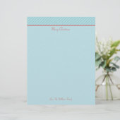 パーソナライズされたクリスマスホリデー固定紙 (スタンド正面)