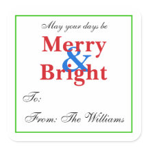 パーソナライズされたクリスマスラベルシール