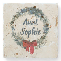 パーソナライズされたクリスマスリースブルーベリー