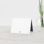 パーソナライズされたクリスマスヴィンテージサンタクロース雪だるま カード (裏面)