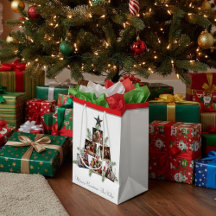 パーソナライズされたクリスマス写真ツリー