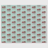 パーソナライズされたクリスマス包装紙 ラッピングペーパー (フラット)