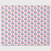 パーソナライズされたクリスマス包装紙 ラッピングペーパー (フラット)