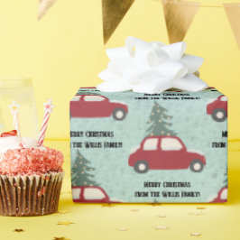 パーソナライズされたクリスマス包装紙 ラッピングペーパー