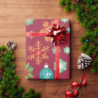パーソナライズされたクリスマス包装紙 ラッピングペーパー