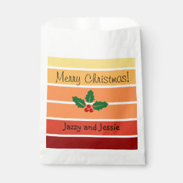 パーソナライズされたクリスマス抱き枕ホリデートリートバッグ フェイバーバッグ