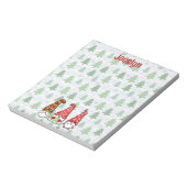 パーソナライズされたクリスマス格言メモ帳 ノートパッド (回転)