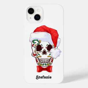 パーソナライズされたクリスマス糖スカル帽子 Case-Mate iPhone 14 PLUSケース