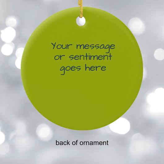 パーソナライズされたクリスマス装飾モダンカラフル セラミックオーナメント