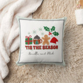 パーソナライズされたクリスマス装飾用クッション クッション (ブランケット)