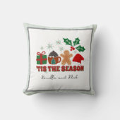 パーソナライズされたクリスマス装飾用クッション クッション (正面)