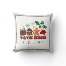 パーソナライズされたクリスマス装飾用クッション