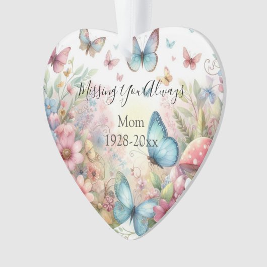 パーソナライズされたクリスマス記念オーナメント オーナメント (正面)