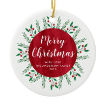 パーソナライズされたクリスマス赤水カラーフローラ