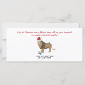 パーソナライズされたクリスマス金おもしろい金 (裏面)