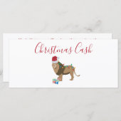 パーソナライズされたクリスマス金おもしろい金 (正面/裏面)