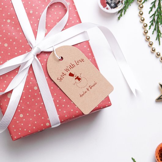 パーソナライズされたクリスマス雪だるまゴム印 ラバースタンプ