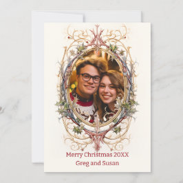 パーソナライズされたクリスマス飾り シーズンカード