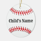 パーソナライズされたクリスマス飾りHAMbyWG セラミックオーナメント (左)