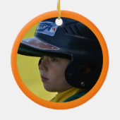 パーソナライズされたクリスマス飾りHAMbyWG セラミックオーナメント (裏面)