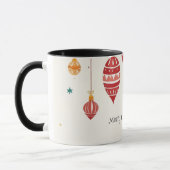 パーソナライズされたクリスマス11 oz Mug - Customizab Gift マグカップ (左)