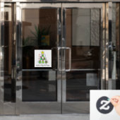 パーソナライズされたクリスマス ウィンドウサイン (オフィスドア)