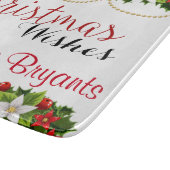 パーソナライズされたクリスマス カッティングボード (角)